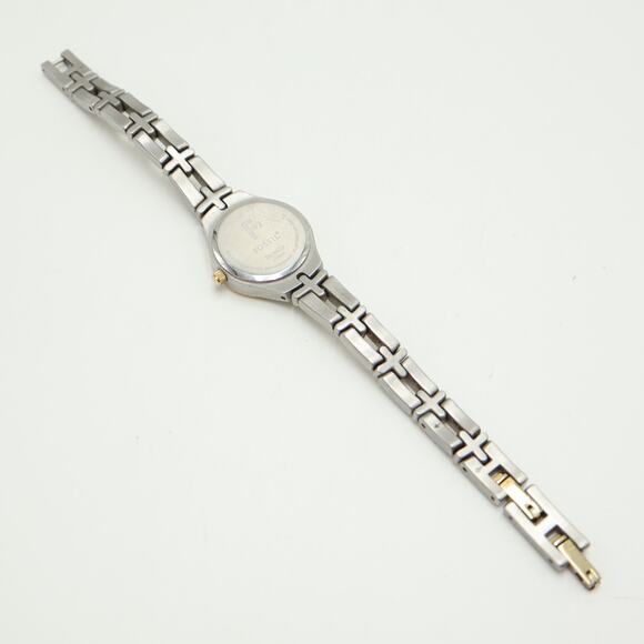 Fossil F2 Two Tone Womens 23mm Round Date Watch 6" Bracelet ES9439 w New Battery - Picture 11 of 12